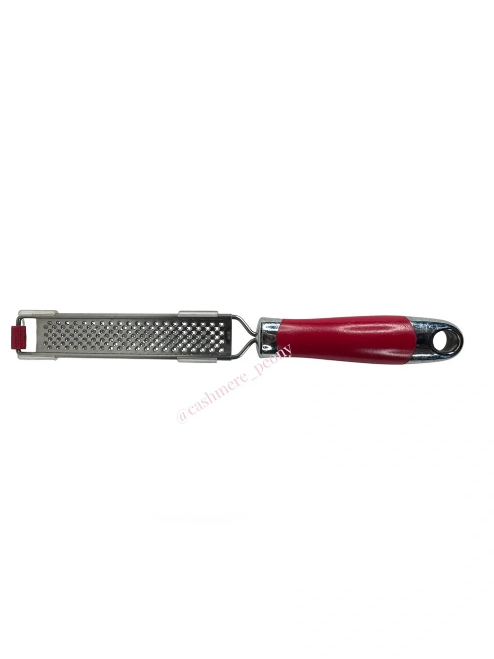 Farberware Red Stainless Steel Fresh Fine Zester Grater with Cover